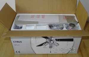 AireRyder Deckenventilator Cyrus Test: Verpackung und Lieferung