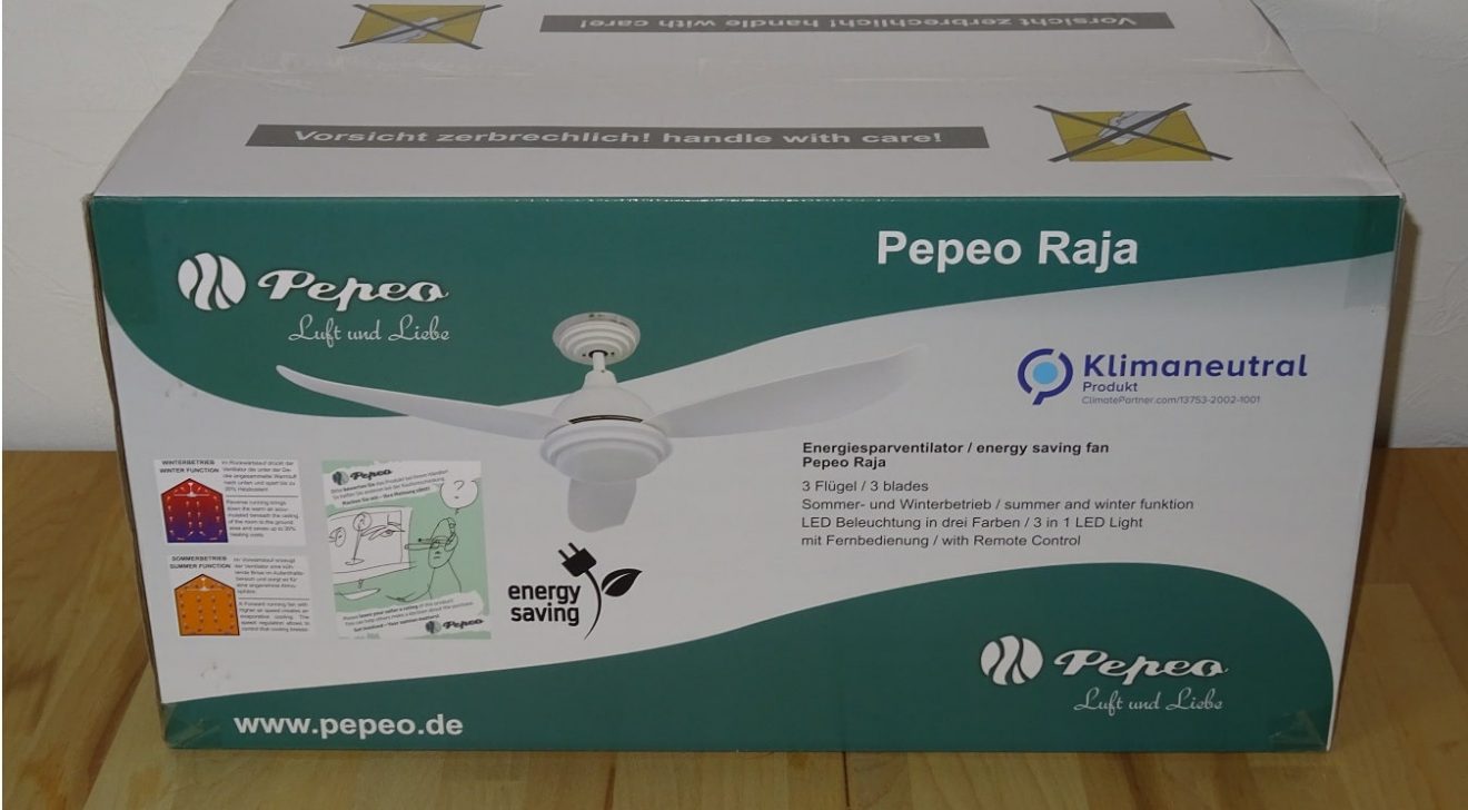 Pepeo energiesparender Deckenventilator Raja im Test